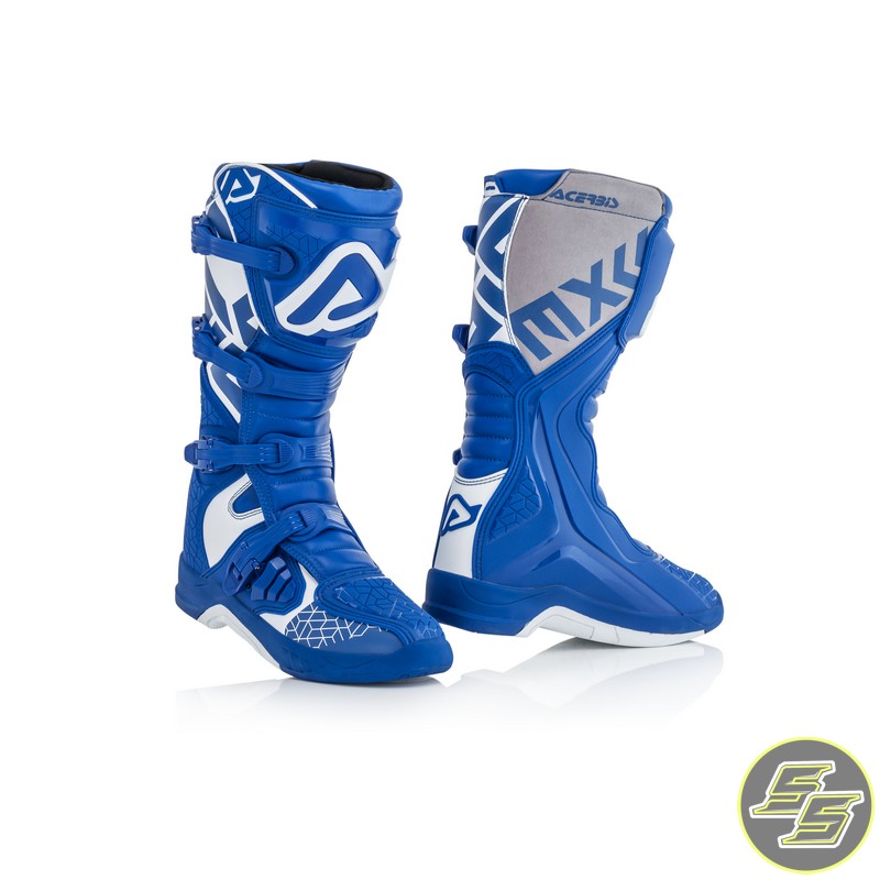 Acerbis MX Boot X-Team Boots Blue/White