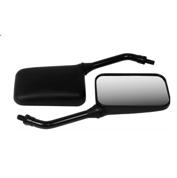 Emgo True Vision Mirror Universal Short 10mm Matt Black (Set)