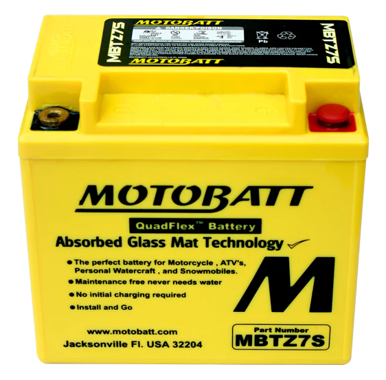 Motobatt Battery Sealed Gel MBTZ7S