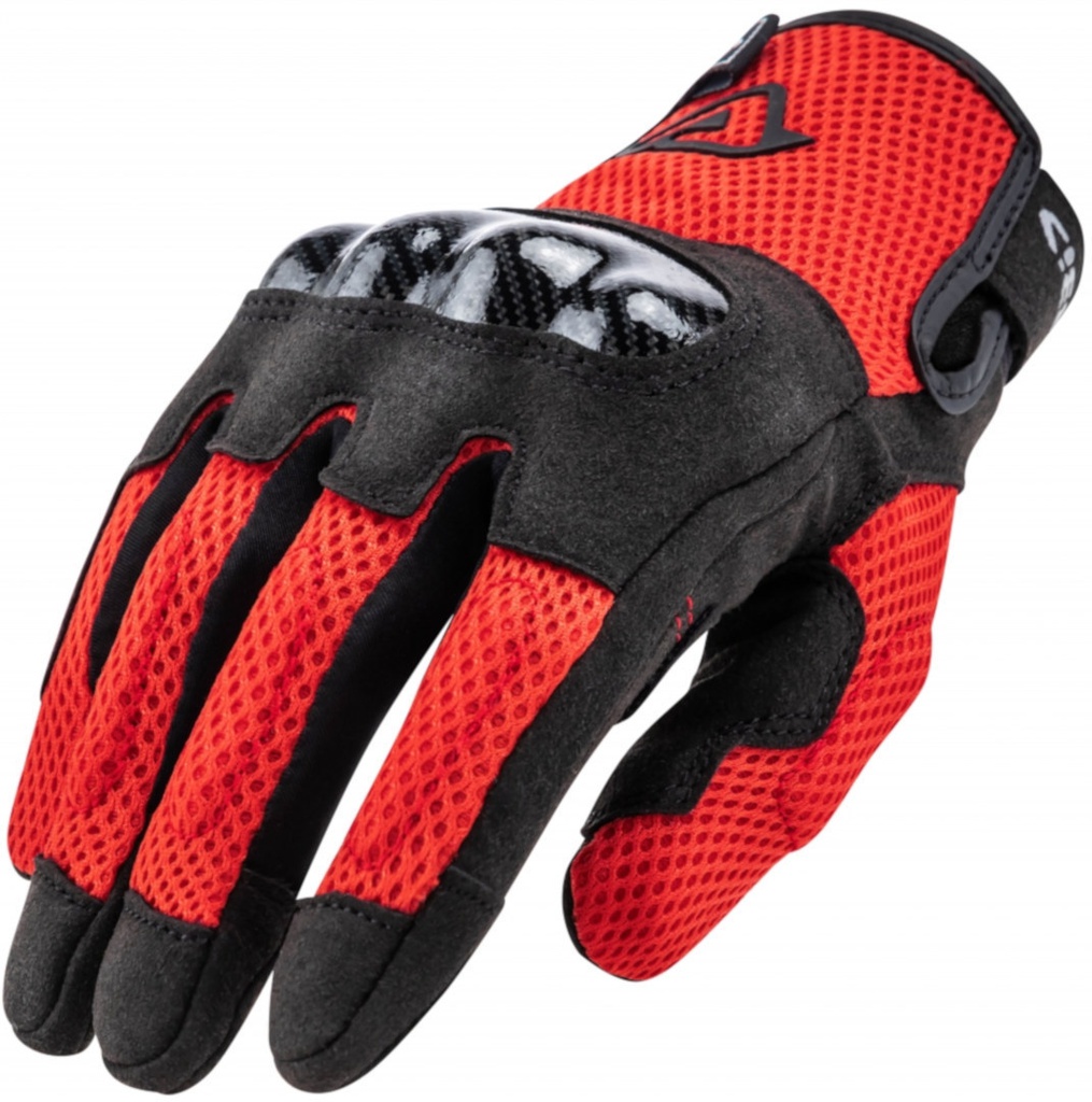 Acerbis Ramsey Vented Gloves Black/Red