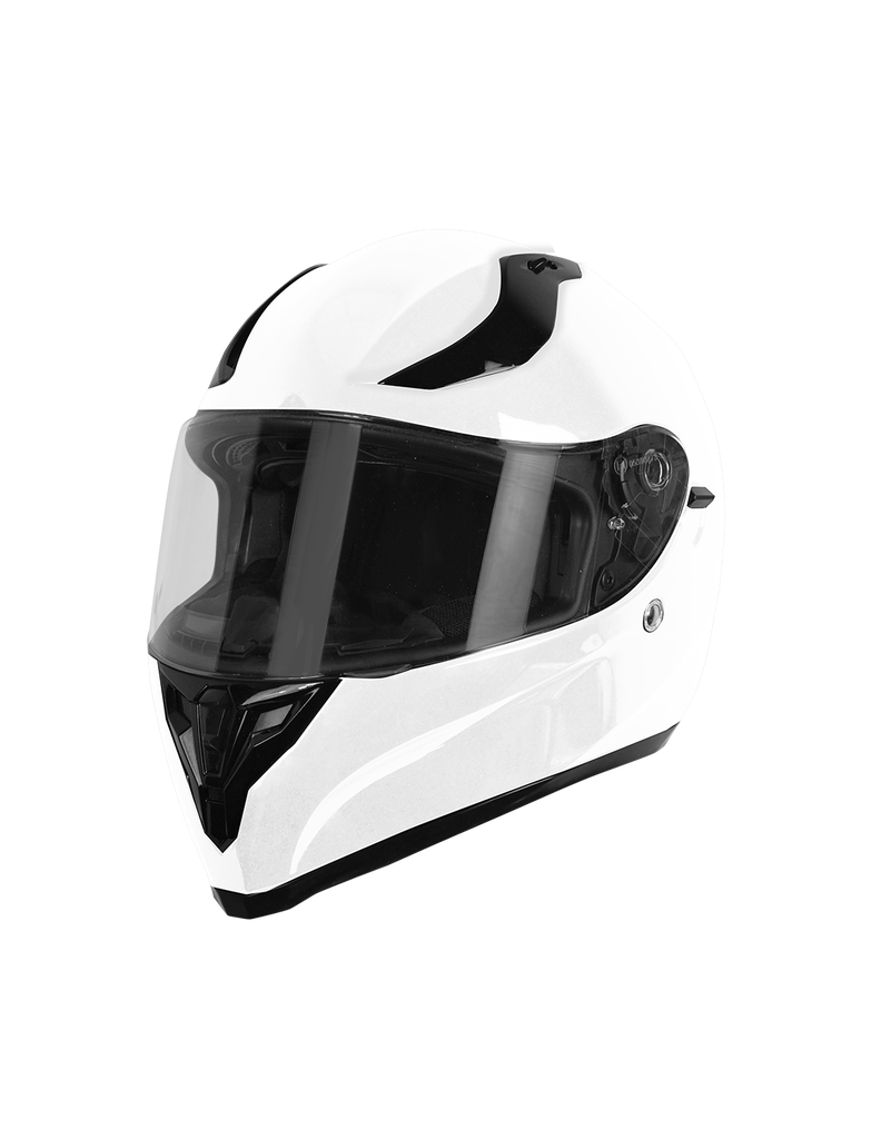 Origine Strada Solid Full Face Helmet White