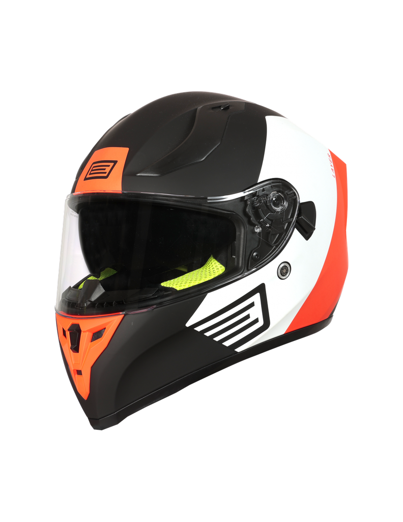 Origine Full Face Helmet Strada Layer Orange/White/Matt Black