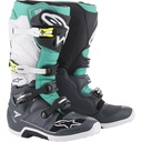 Alpinestars Tech 7 MX Boots Grey/Teal/White