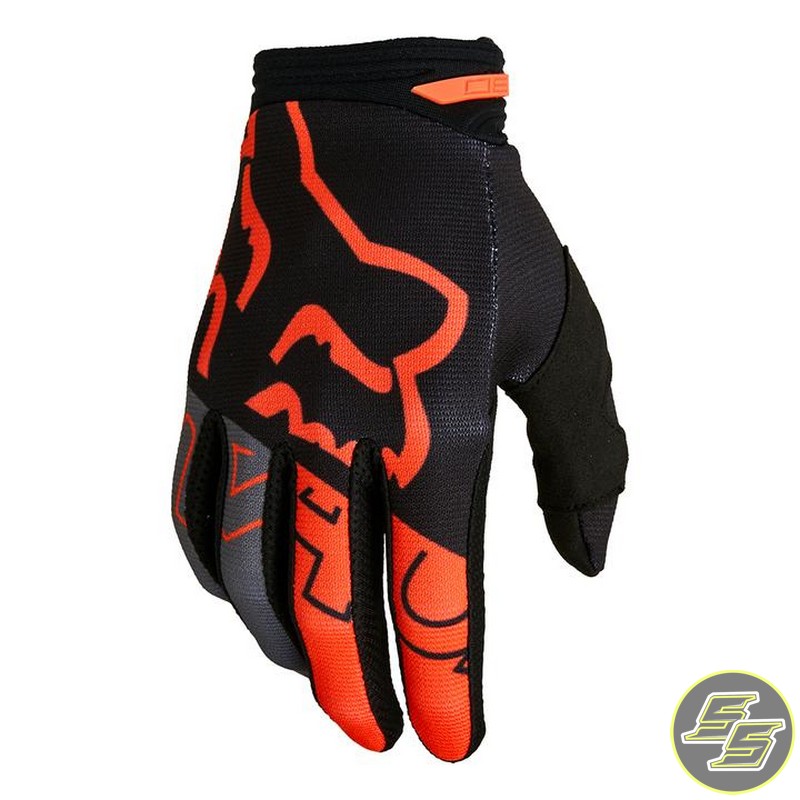 Fox MX Glove 180 Skew Black/Orange