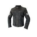 Arma Maverick Leather Jacket Black