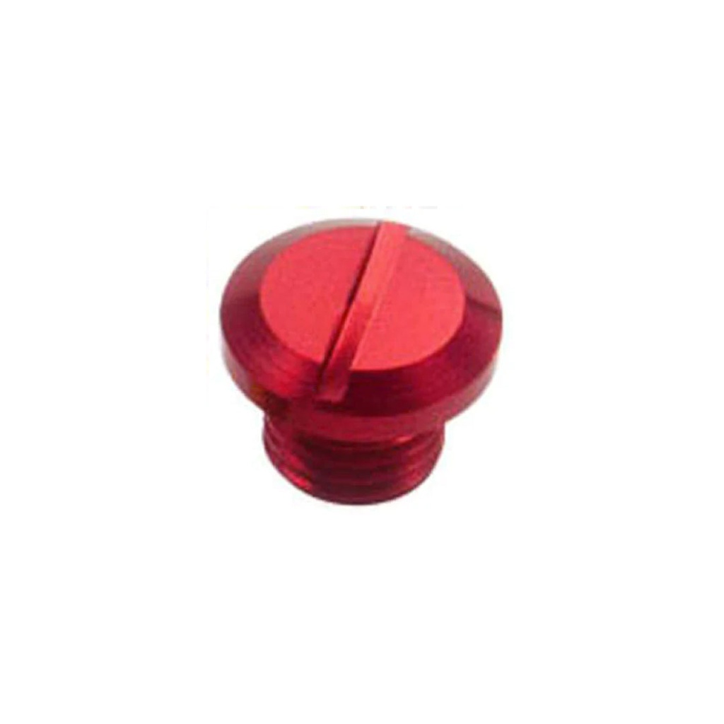 DRC Mirror Hole Plug M10 Red