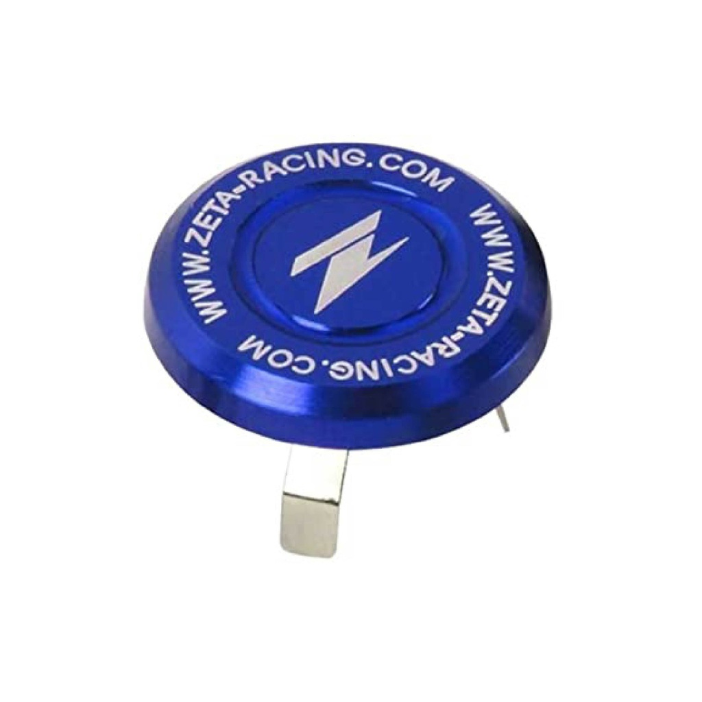 Zeta Steering Stem Cap Blue