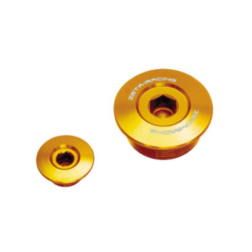 Zeta Street Oil Filler Cap Honda|Kawasaki M20 P2.5 Gold