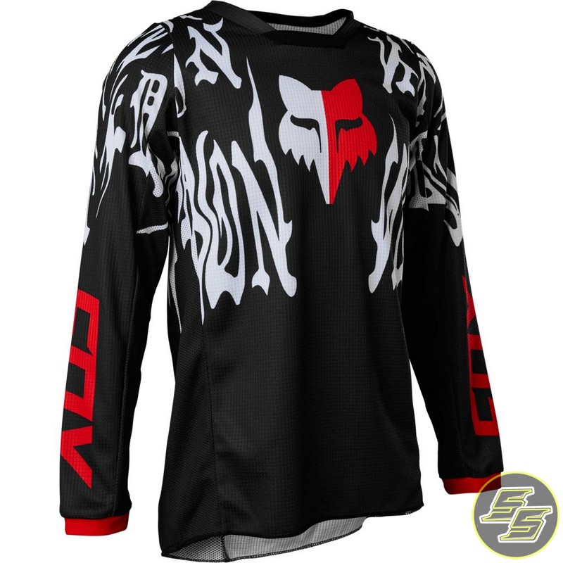 Fox 180 Peril MX Jersey Youth Black/Red