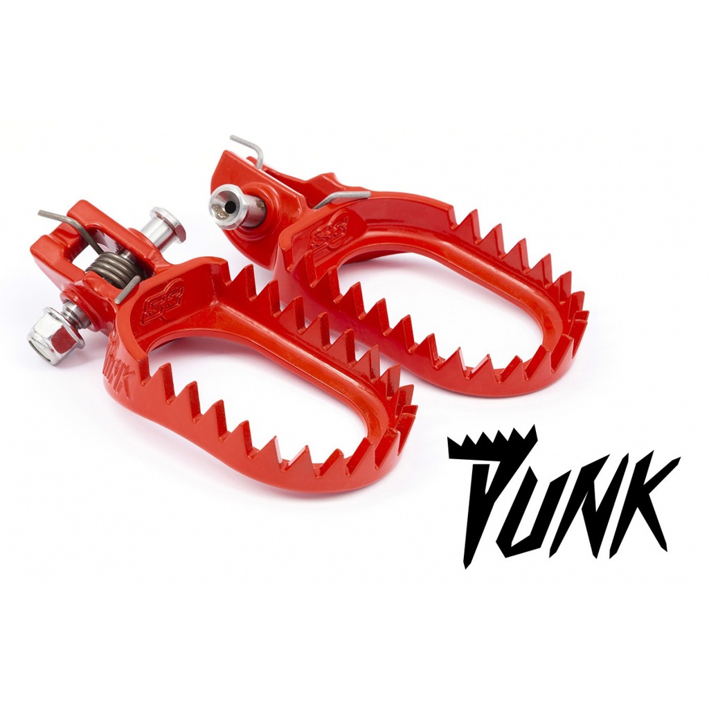 S3 Punk Footpegs KTM|Husky|GasGas '17-21 Std Red