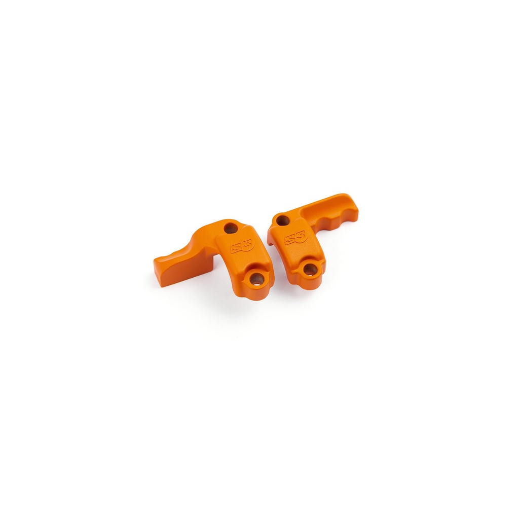S3 Brembo Master Cylinder Clamps Orange