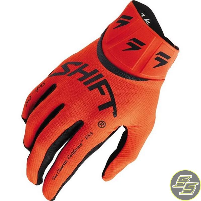 Shift MX Glove White Label Bliss Youth Bold Orange