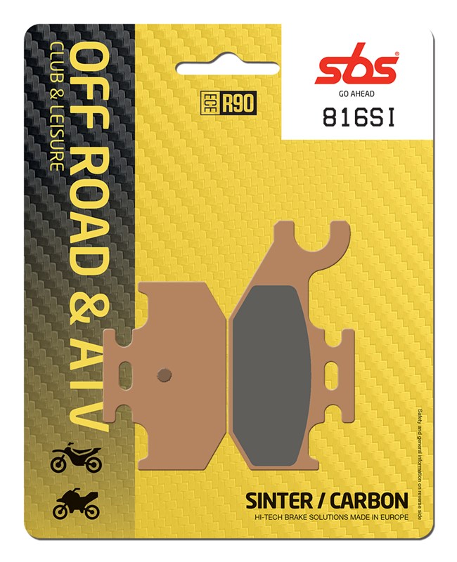 SBS Brake Pads Off Road & ATV Sinter/Carbon FA428/816SI