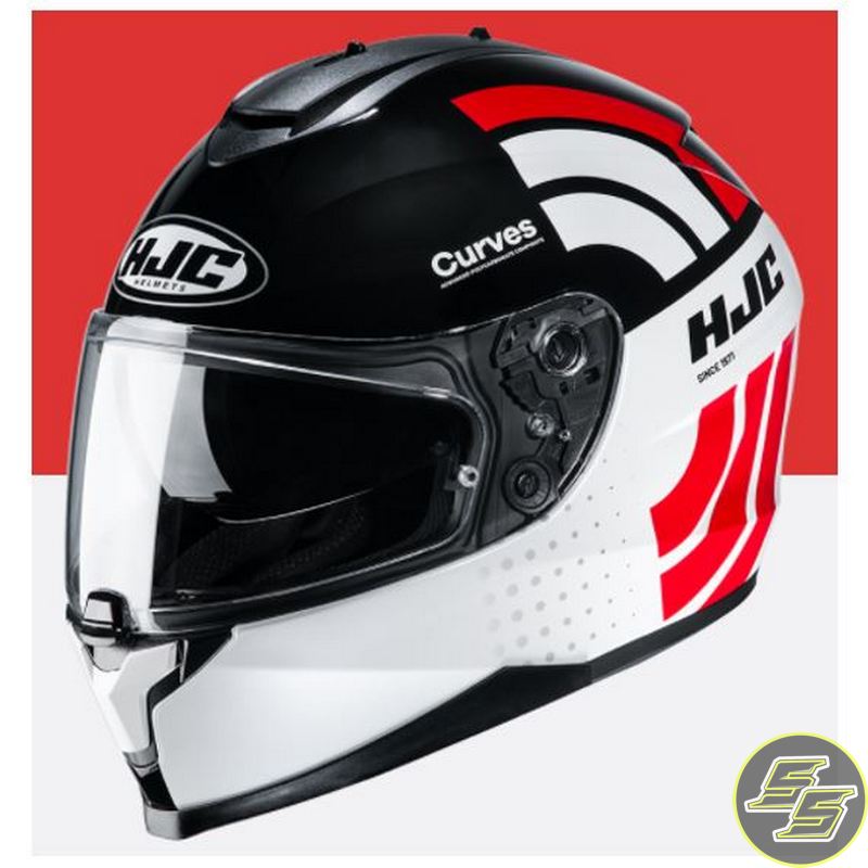 HJC Full Face Helmet C70 CURVES MC1