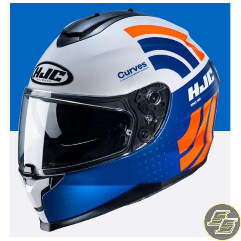 HJC Full Face Helmet C70 CURVES MC27