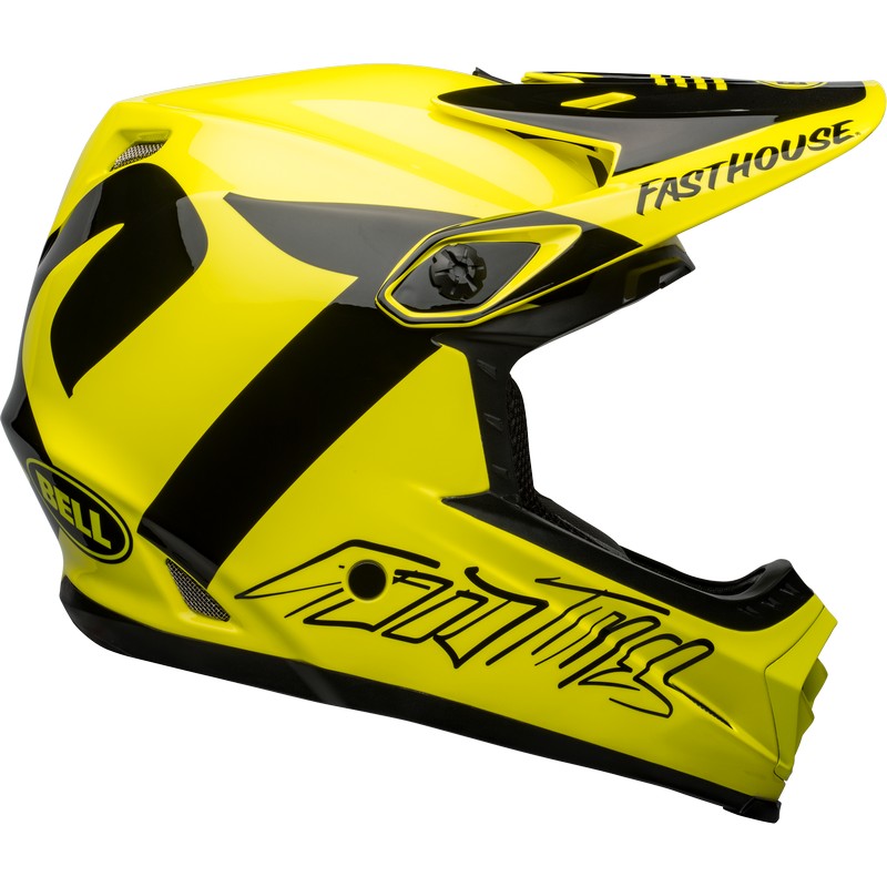 Bell Youth Moto-9 MIPS Fasthouse MX Helmet Newhall Yellow/Black