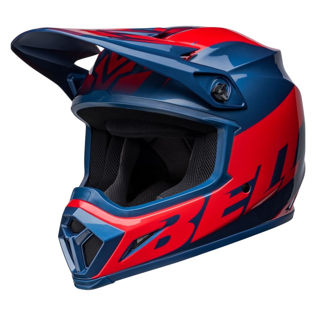Bell MX-9 MIPS Disrupt MX Helmet True Blue/Red