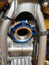 Enduro-Pro Exhaust Flange Protector Blue