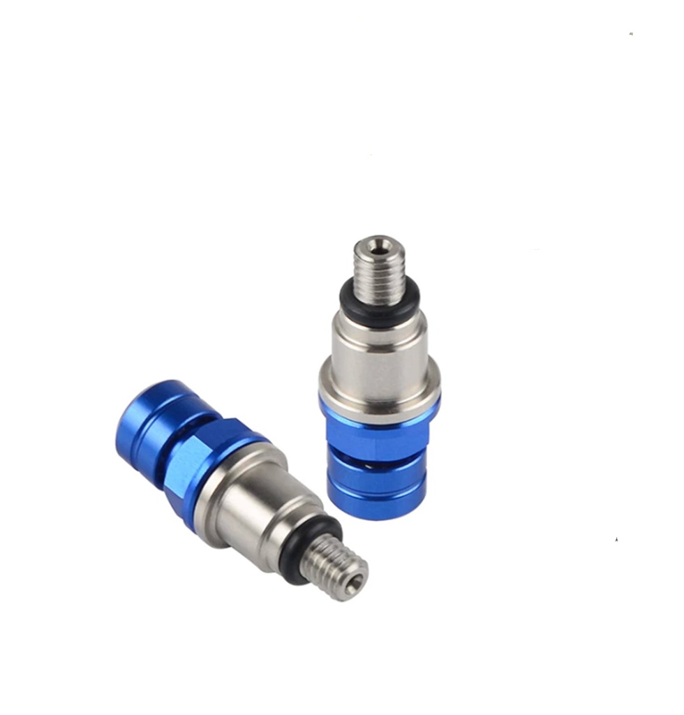 Enduro-Pro Fork Air Bleeders Valves M4 x 0.7 Blue