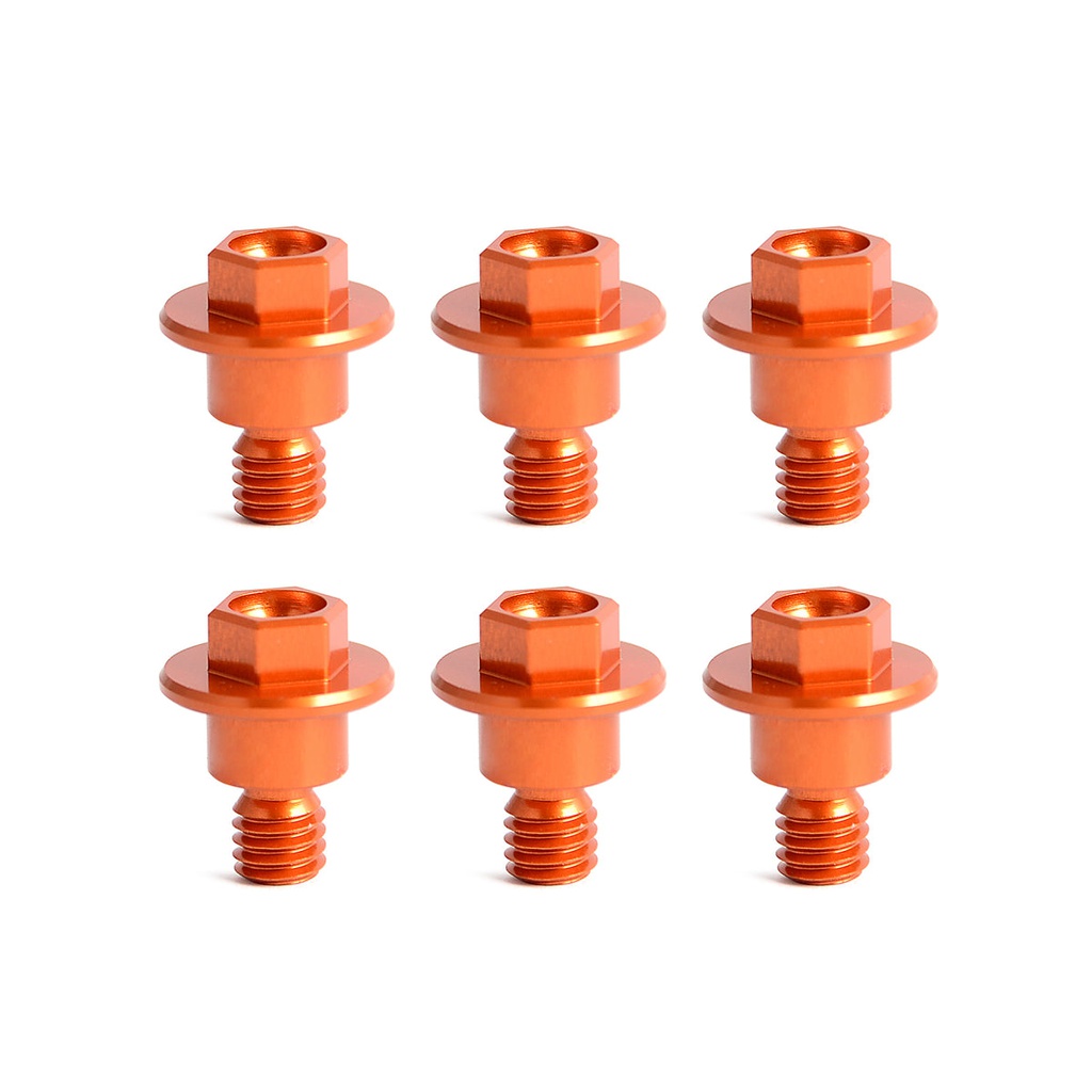 Racecraft Fork Guard Bolts KTM Orange 6pc