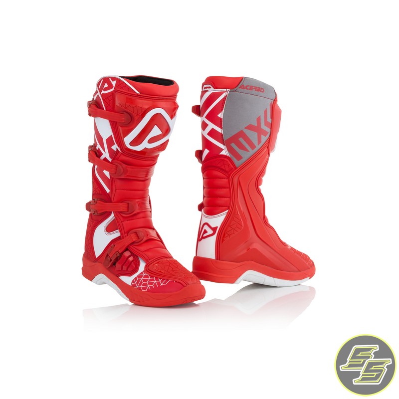 Acerbis MX Boot X-Team Boots Red/White