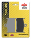SBS Brake Pad FA145/FA236 Racing Dual Carbon Front