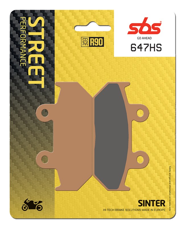 SBS Brake Pad FA124/2 Street Sinter Front
