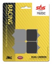 SBS Brake Pad FA322 Racing Dual Carbon Front