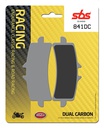 SBS Brake Pad FA447 Racing Dual Carbon Front