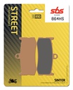 SBS Brake Pad FA491 Street Sinter Front