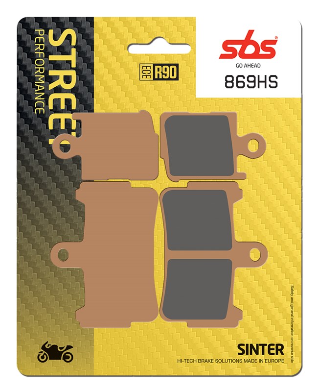 SBS Brake Pad FA499/4 Street Sinter Front