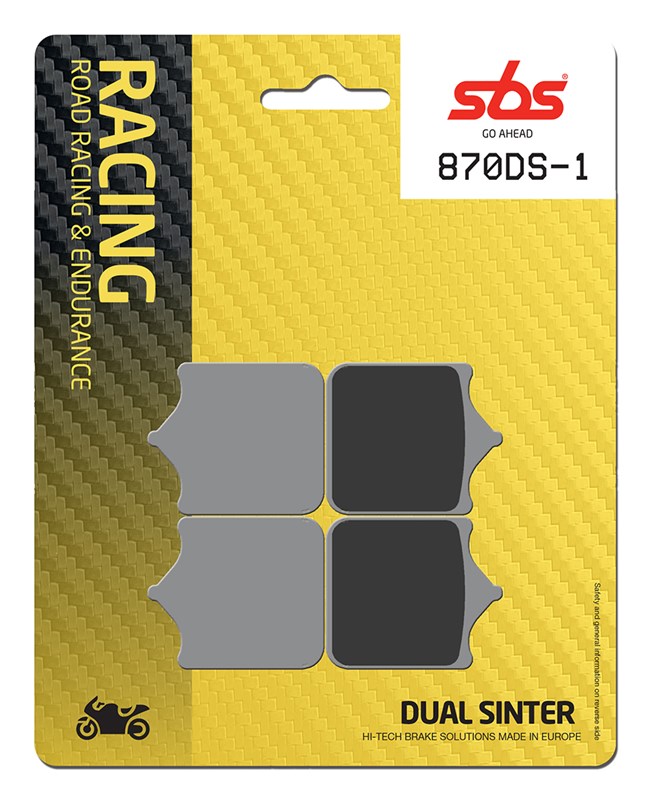 SBS Brake Pad FA604 Racing Dual Sinter