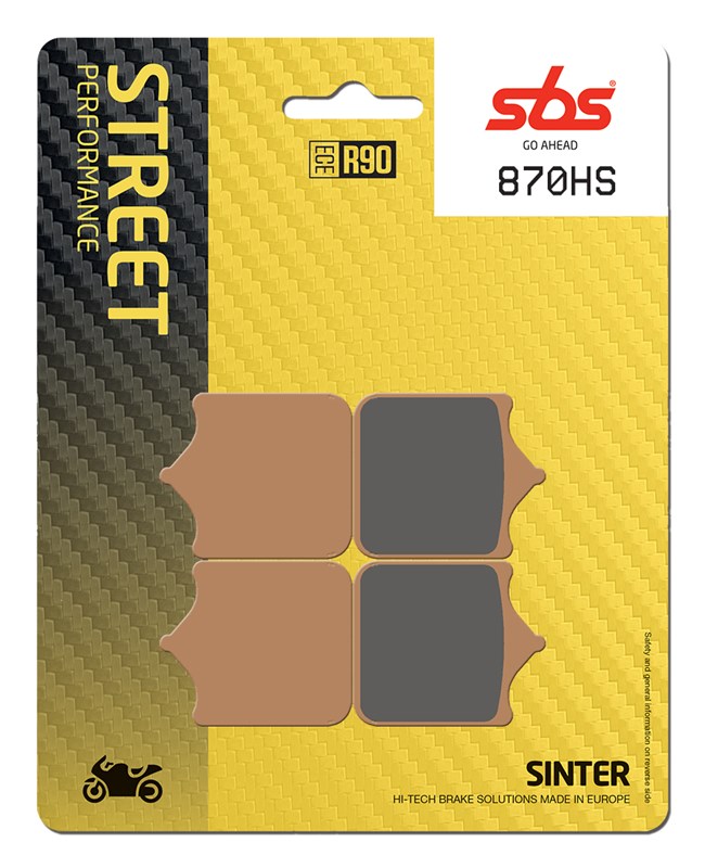 SBS Brake Pad FA604 Street Sinter Front