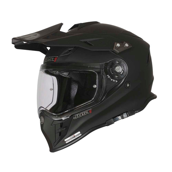 Just1 J34 Pro Tour Adventure Helmet Solid Black