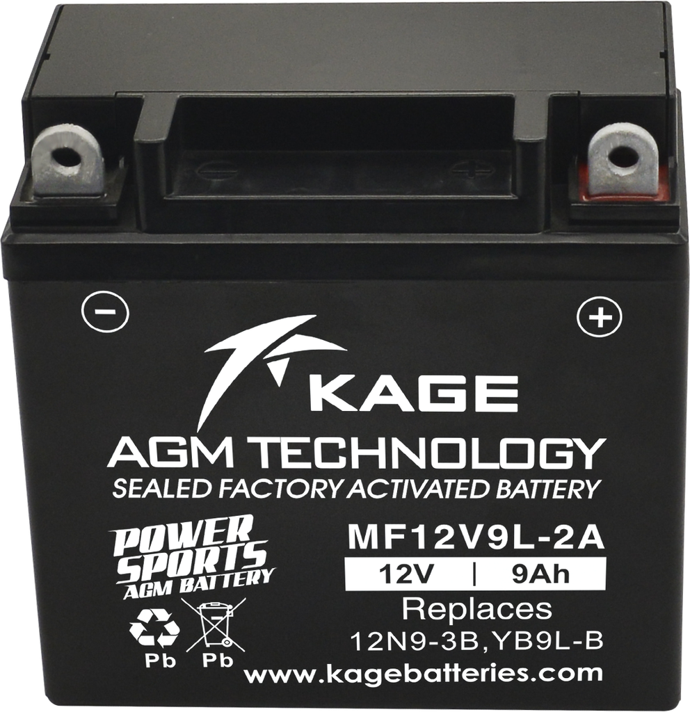 Kage Motorcycle Battery MF12V9L-2A