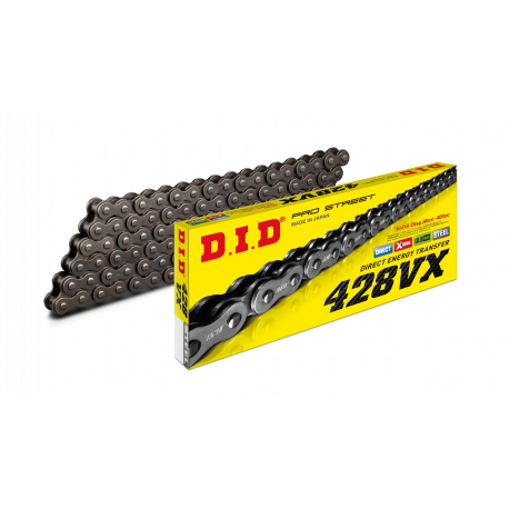 DID Chain 428 140L VX X-Ring Clip Type FB Natural