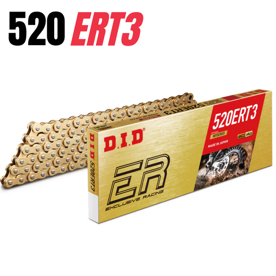 DID Chain 520 120L ERT3 Clip Type RB Gold