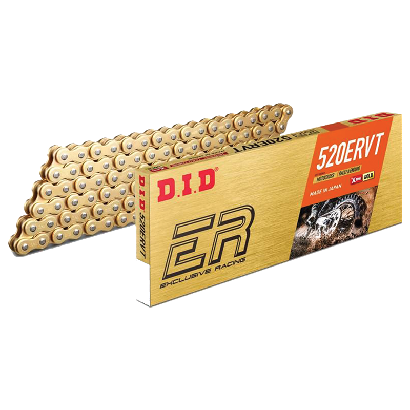 DID Chain 520 120L ERV7 X-Ring Rivet Type ZB Gold