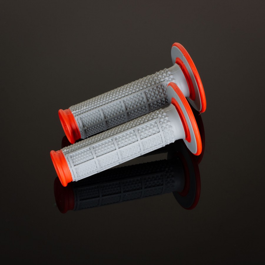 Renthal MX Grip Tapered Dual 1/2 Waffle Orange