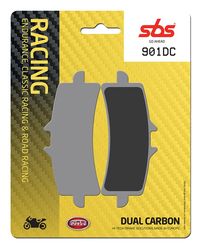 SBS Brake Pad 901DC Racing Dual Carbon Front