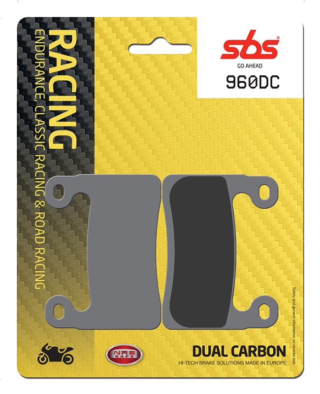 SBS Brake Pad 960DC Racing Dual Carbon Front