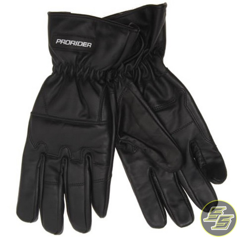 Prorider Road Glove Leather Black
