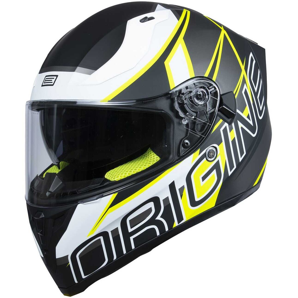 Origine Strada Competition Full Face Helmet Fluo Yellow/Black Matt