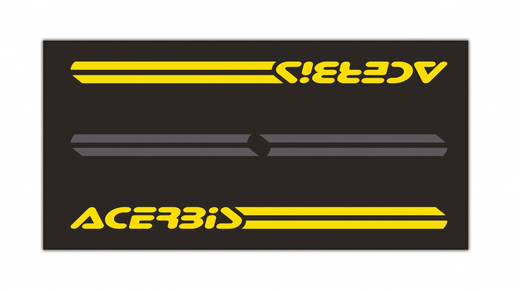 Acerbis Moto Carpet Black/Yellow