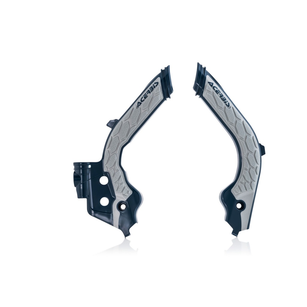 Acerbis X-Grip Frame Protector Husqvarna FC|FE | Gas Gas '19-23 Blue/Grey