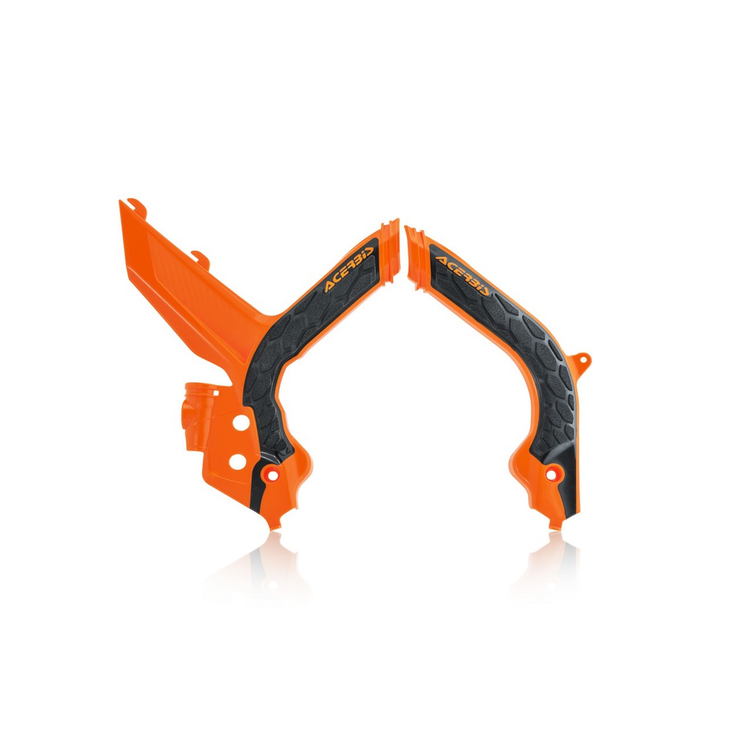 Acerbis X-Grip Frame Protector KTM EXC|XCW '20-23 Orange/Black