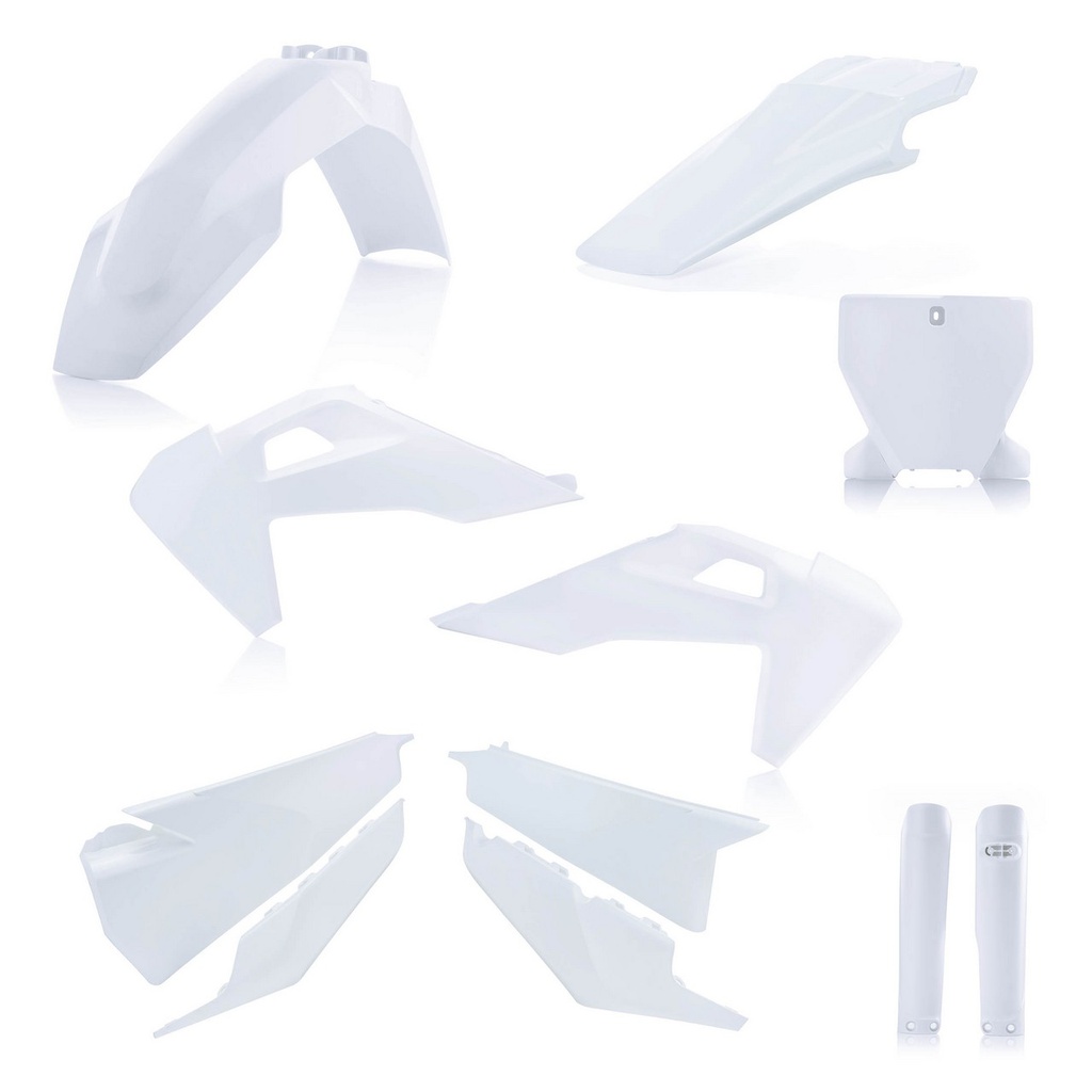Acerbis Plastics Kit Husqvarna FC|FX|TC|TX '19-22 White 2