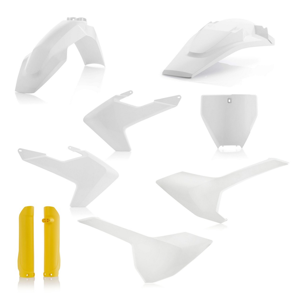 Acerbis Plastics Kit Husqvarna FC|TC '16-18 White/Yellow