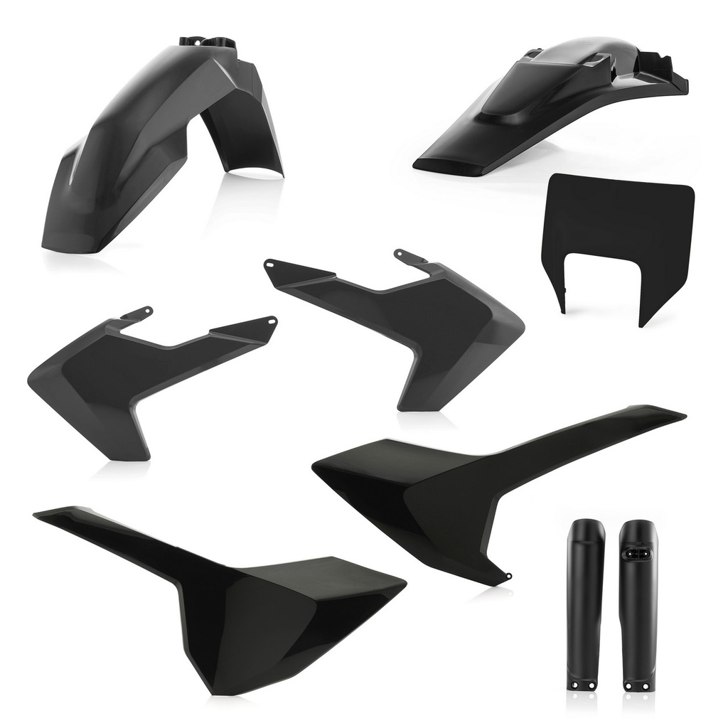 Acerbis Plastics Kit Husqvarna FE|TE '17-19 Black
