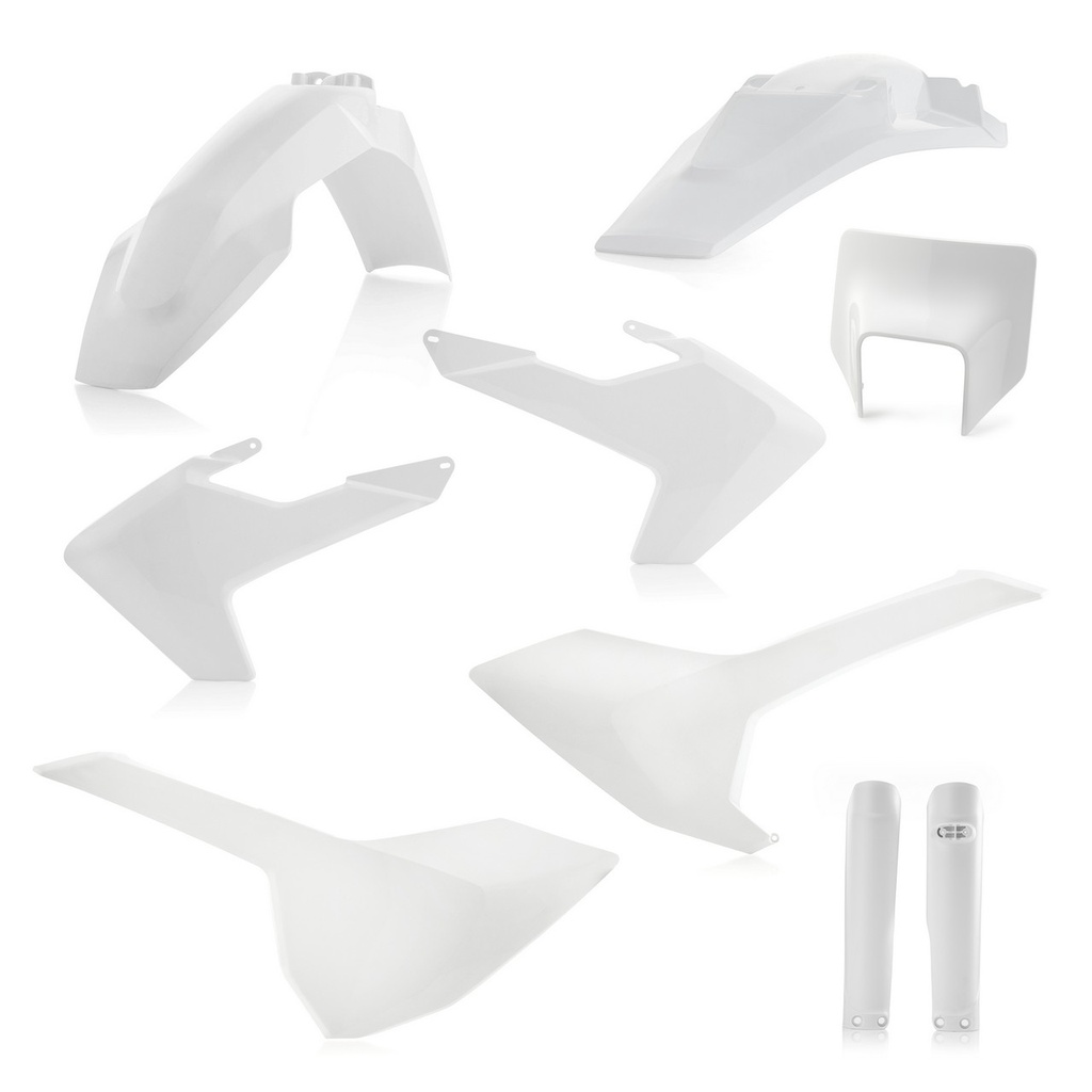 Acerbis Plastics Kit Husqvarna FE|TE '17-19 White
